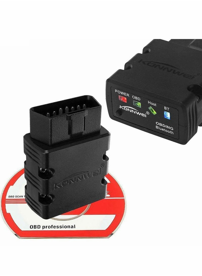 Generic - Bluetooth OBD2 Scanner Wireless Car Diagnostic Tool for Auto Troubleshooting - Image 1
