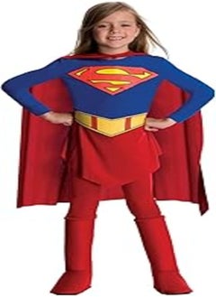 RUBIE'S Rubie's Official DC Supergirl and Deluxe Supergirl Two Costume Bundle, Childrens Super Hero Fancy Dress Up, Size Large 