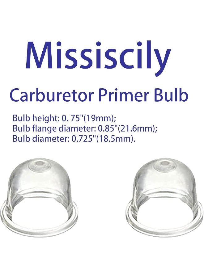 Missiscily Replacement 4pack Carburetor Primer Bulb for Homelite Echo Stihl Robi Zama Primer Pouland Bulb 0057003 BG85 BG86 BR45 BT45 FC100 FC110 FC55 FC56 - Image 2