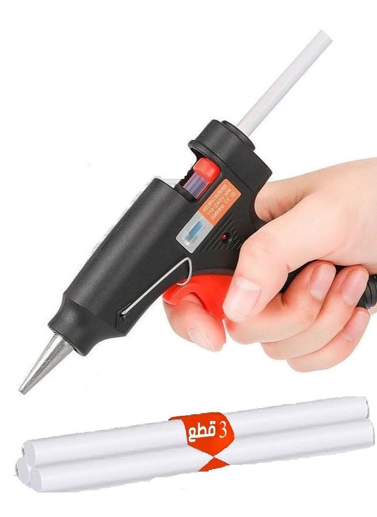 Generic Glue Gun With 3pcs Glue Sticks 40 W  - Image 1