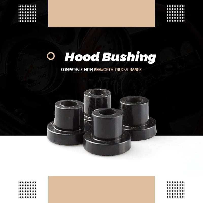 Whautole Hood Bushings K066-218 M300-NR for Kenworth Trucks - Image 2