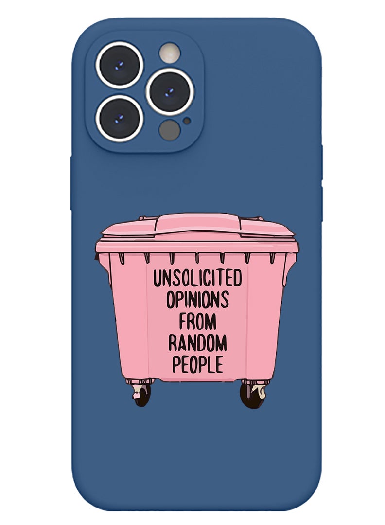 Theodor Protective Slim Fit Case Liquid Silicone Cover with Full Body Protection Anti-Scratch Shockproof Case For iPhone 13 Pro Max Blue  - Pacific Bay copy - Image 1