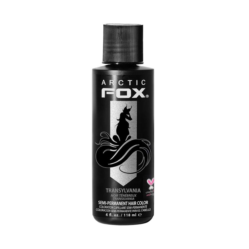 ARCTIC FOX Vegan and CrueltyFree SemiPermanent Hair Color Dye 4 Fl Oz TRANSYLVANIA
