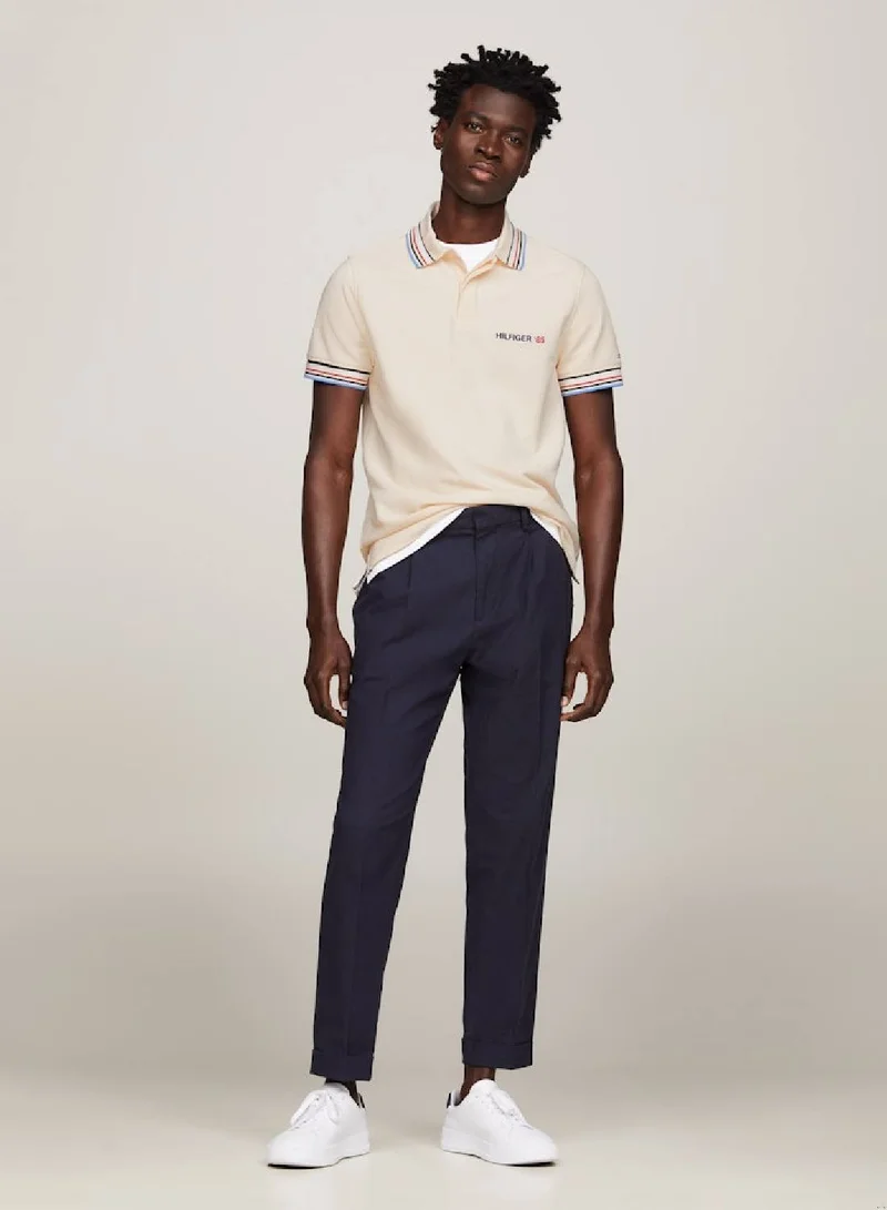 TOMMY HILFIGER Global Stripe Regular Fit Polo,