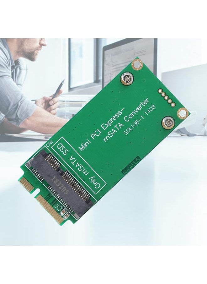 Thoraya - mSATA SSD to SATA Mini PCIE SSD Riser Card Adapter Converter for ASUS Laptop - Image 1