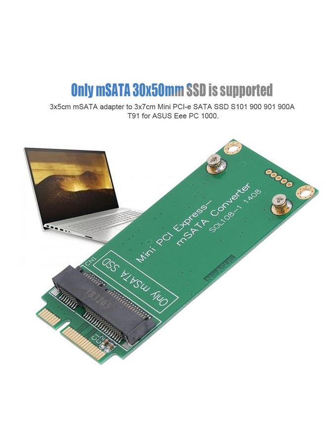Thoraya - mSATA SSD to SATA Mini PCIE SSD Riser Card Adapter Converter for ASUS Laptop - Image 1