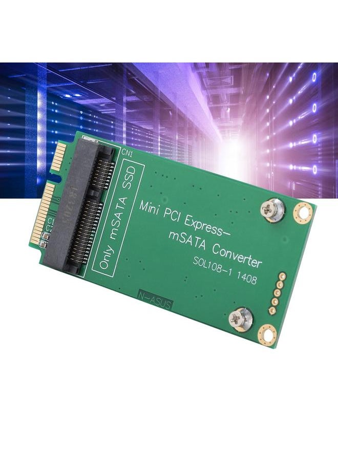 Thoraya - mSATA SSD to SATA Mini PCIE SSD Riser Card Adapter Converter for ASUS Laptop - Image 1
