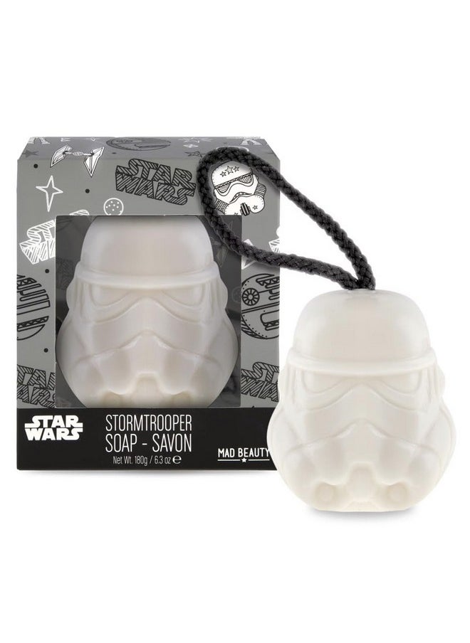 Mad Beauty Star Wars Storm Trooper Soap On A Rope Healthy Glowing Skin Relax & Unwind Great Gift Reset And Ready For Action 