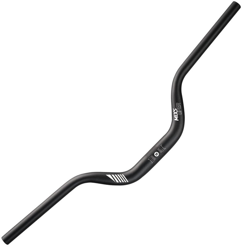 Mixsuper Mountain Bike High Riser Handlebar 31.8mm Length 720mm Rise 90mm Aluminium Alloy MTB Handlebar Black - Image 1