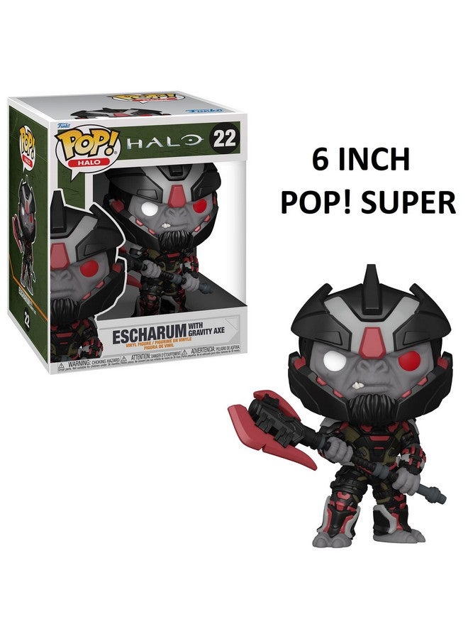 Funko مجموعة جامعيين من فنكو بوب! ألعاب: هالو إنفينيت - 3 شخصيات: جرانت كونسبيركت مسدس بلازما، سبارتان مارك V [B] سيف أزرق (نسخة مطاردة سيف أحمر محتملة)، 6" سوبر بوب! فأس إيشاروم الجاذبية - Image 4