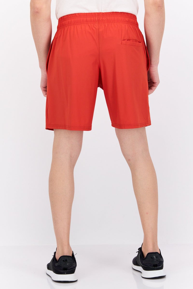BOLA Best Of Luck Always Men Sportswear Fit Brand Logo Training Shorts, Orange  - Image 3