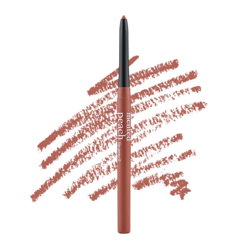 Mented Cosmetics Lip Liner for Women, Dark Brown Lipliner Lip Pencil, Waterproof Lipliner, Vegan + Cruelty Free Makeup, Peach - Image 1