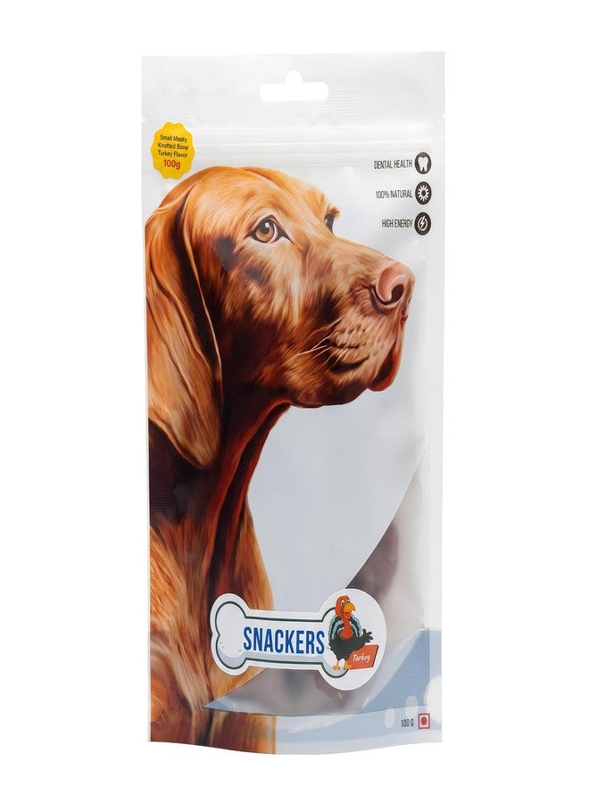 Snackers Turkey Dental Chewy Stick for Dogs | Supports Healthy Teeth & Gums | Chewy Dental Treat for Oral Care | 100g - Image 1