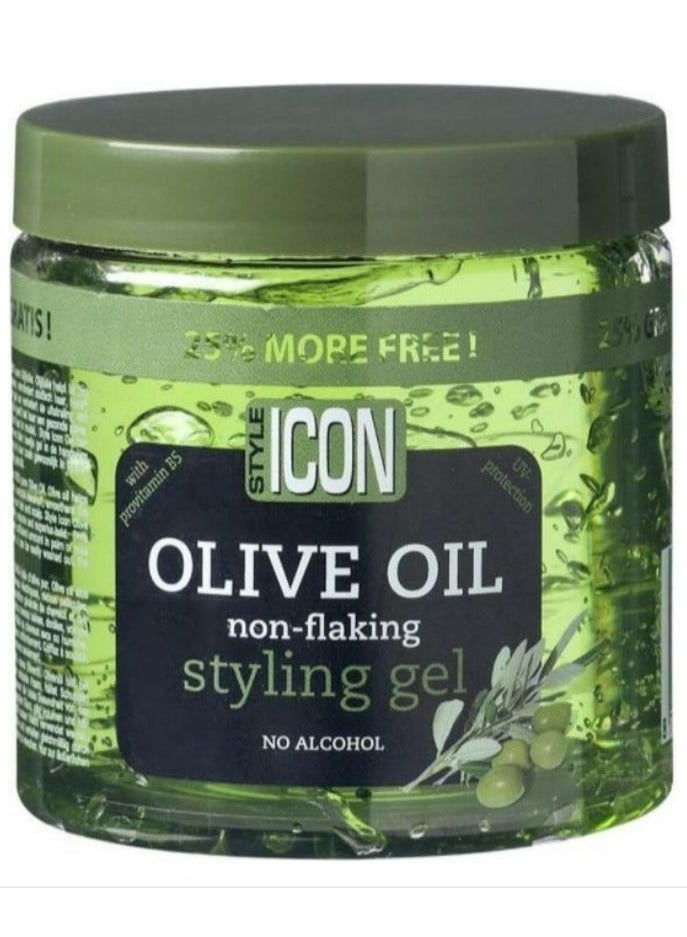 إيكون جل تصفيف بزيت الزيتون 525 مل