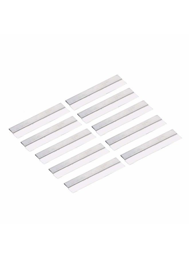 Salmue 100 Pieces Blade for Eyebrow Razor, Stainless Steel Blade for Cutting and Shaving, Eyebrow Shaping Knife, Trimmer Interchangeable Blade - Image 1