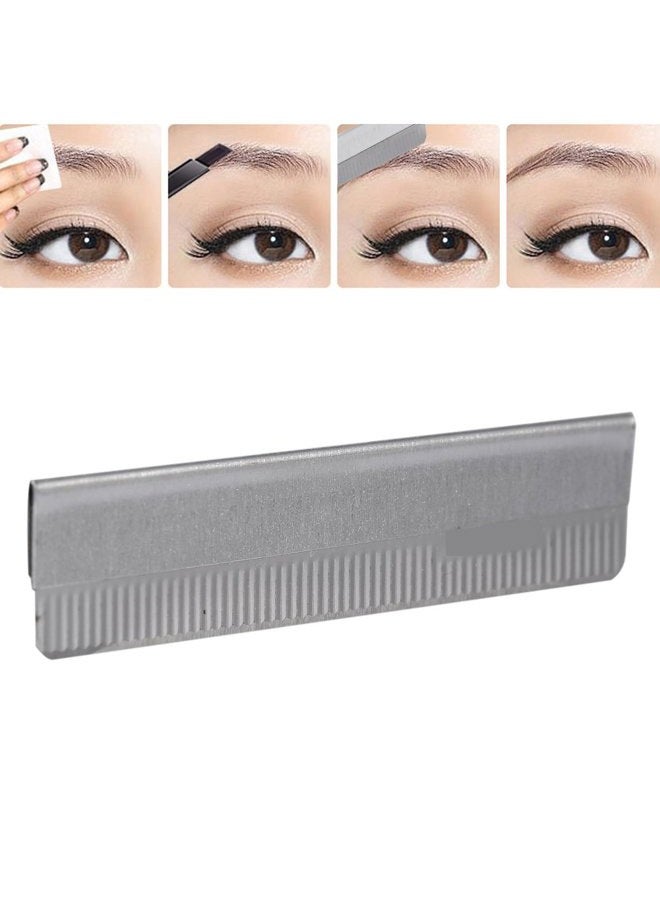 Salmue 100 Pieces Blade for Eyebrow Razor, Stainless Steel Blade for Cutting and Shaving, Eyebrow Shaping Knife, Trimmer Interchangeable Blade - Image 2