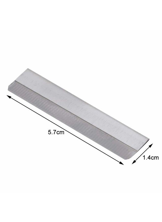 Salmue 100 Pieces Blade for Eyebrow Razor, Stainless Steel Blade for Cutting and Shaving, Eyebrow Shaping Knife, Trimmer Interchangeable Blade - Image 4