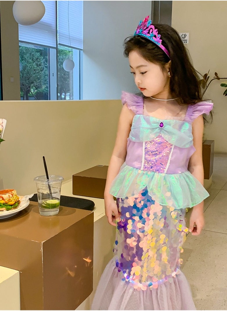 M MIAOYAN Mermaid Party Costume Dress  - Image 5