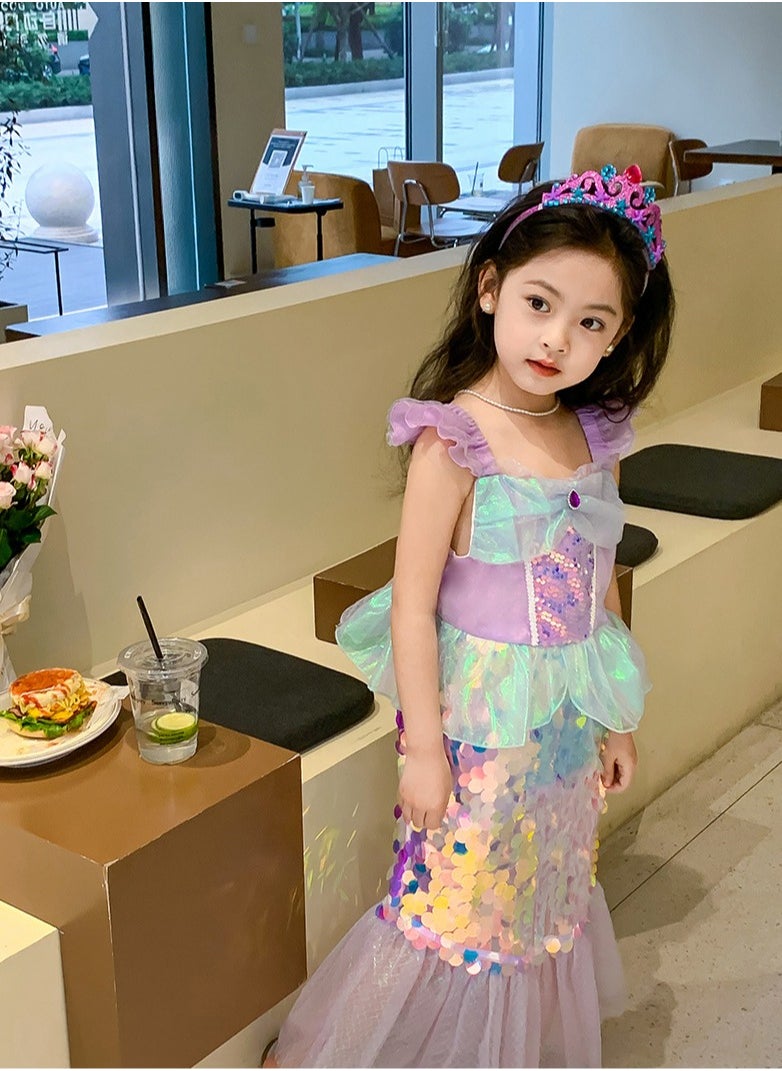 M MIAOYAN Mermaid Party Costume Dress  - Image 4