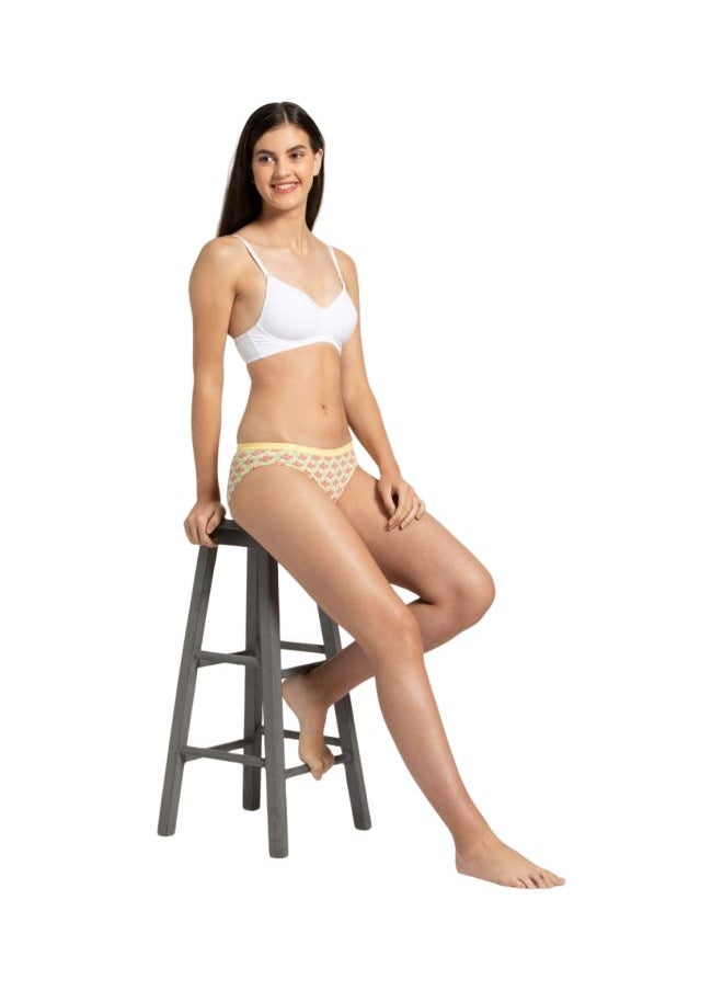JOCKEY - Jockey 1525 Women Medium Coverage Super Combed Cotton Mid Waist Bikini with Exposed Waistband and StayFresh Treatment Pack of 2 - Image 1
