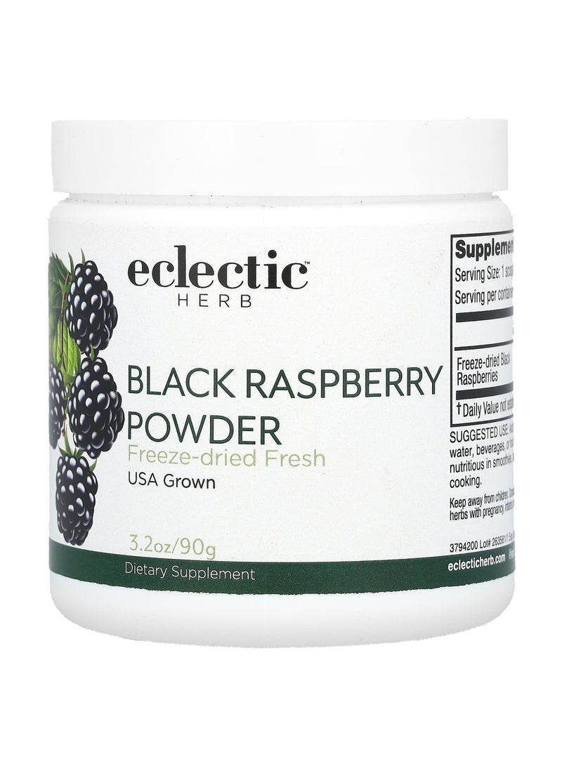 Eclectic Herb Black Raspberry Powder, 3.2 oz (90 g)