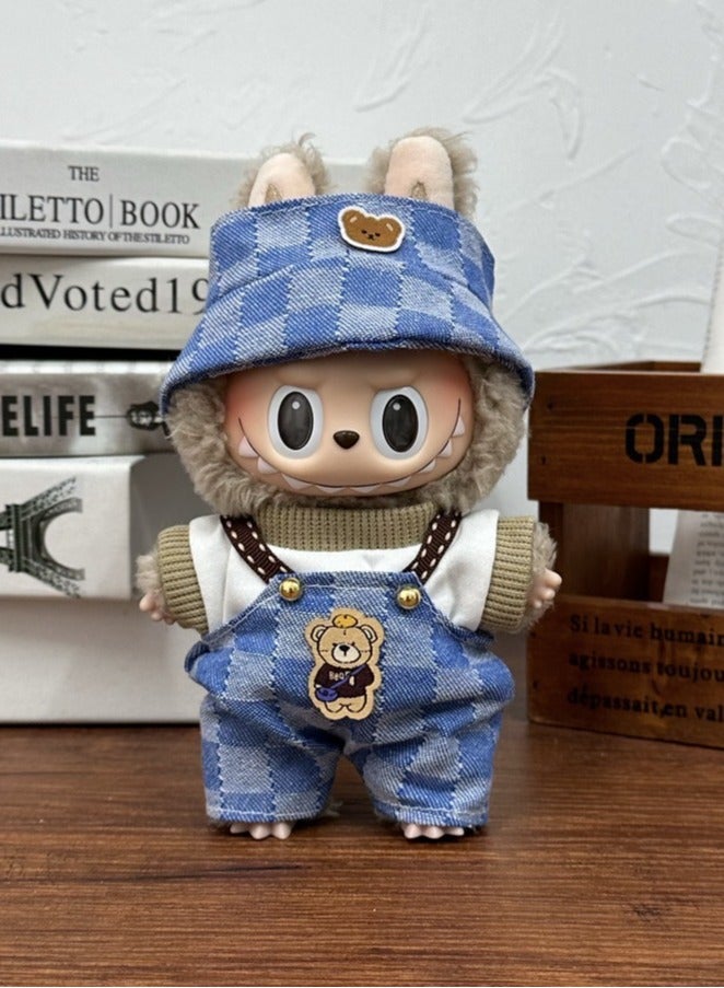 Labubu Clothing Accessories 17cm Doll Clothes, Teddy Bear Clothes Formal Casual Suit Plush Toy Clothes, Suitable for 6.7 Inch Doll Clothes Role Play Costumes - Image 3
