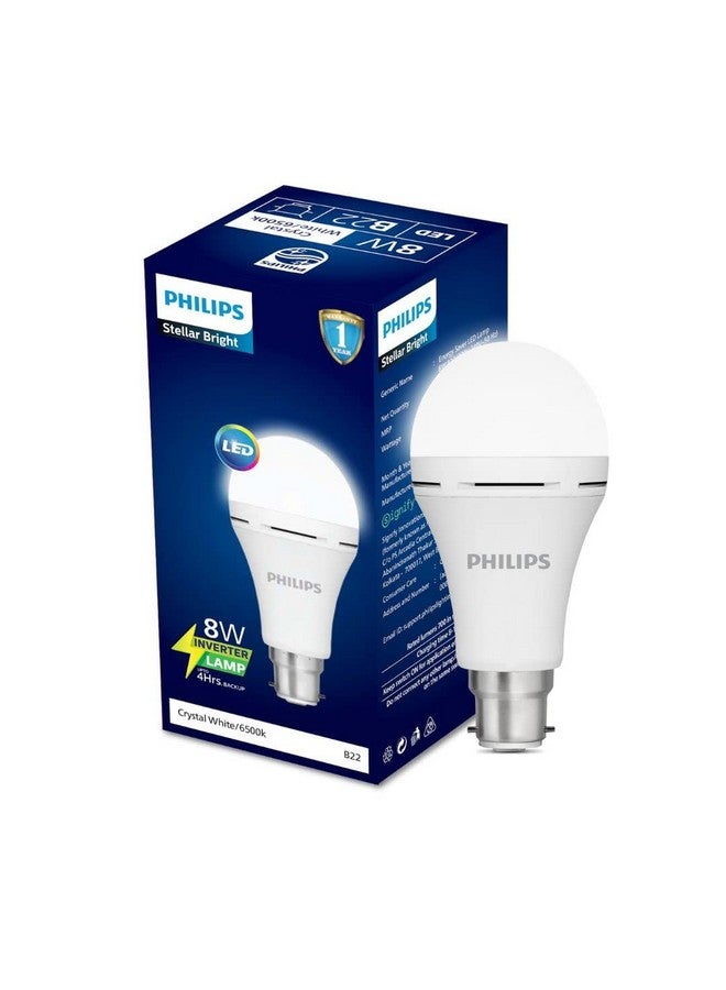 Philips 8W Emergency Bulb | Rechargeable Emergency Bulb for Power Cuts | Backup : Upto 4hrs, Cool Day Light,Pack of 2 - Image 2