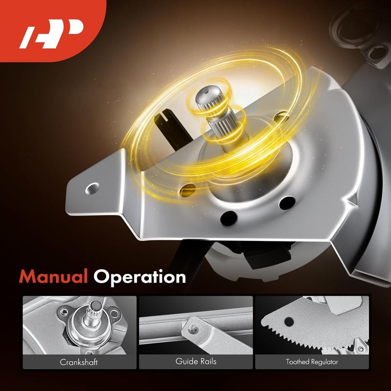 A-Premium Manual Window Regulator for Toyota Corolla 1998-2002 - Image 4