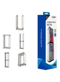 DOBE Game Disc Holder, 36 Tier Shelving Games Storage Tower for PS5 Game Disk Rack Game Stand Holder Compatible  - Image 4