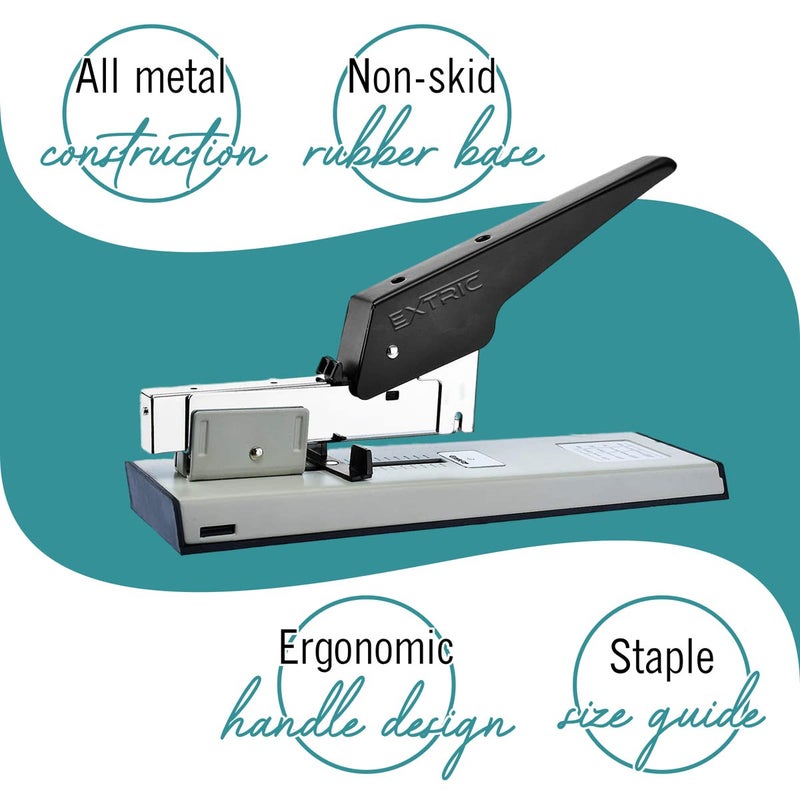 EXTRIC Heavy Duty Stapler - 100 Sheet High Capacity Office Stapler for Desk - Image 2