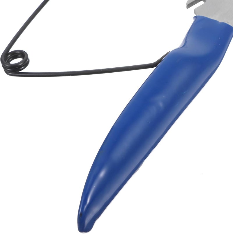 Milisten Heavy-duty Garden Pruning Shears with Blue Plastic Handle, Japanese Garden Shears for Bonsai, Tree Branches, and Flower Trimming, Handheld Gardening Clippers for Outdoor Plant Care - Image 3