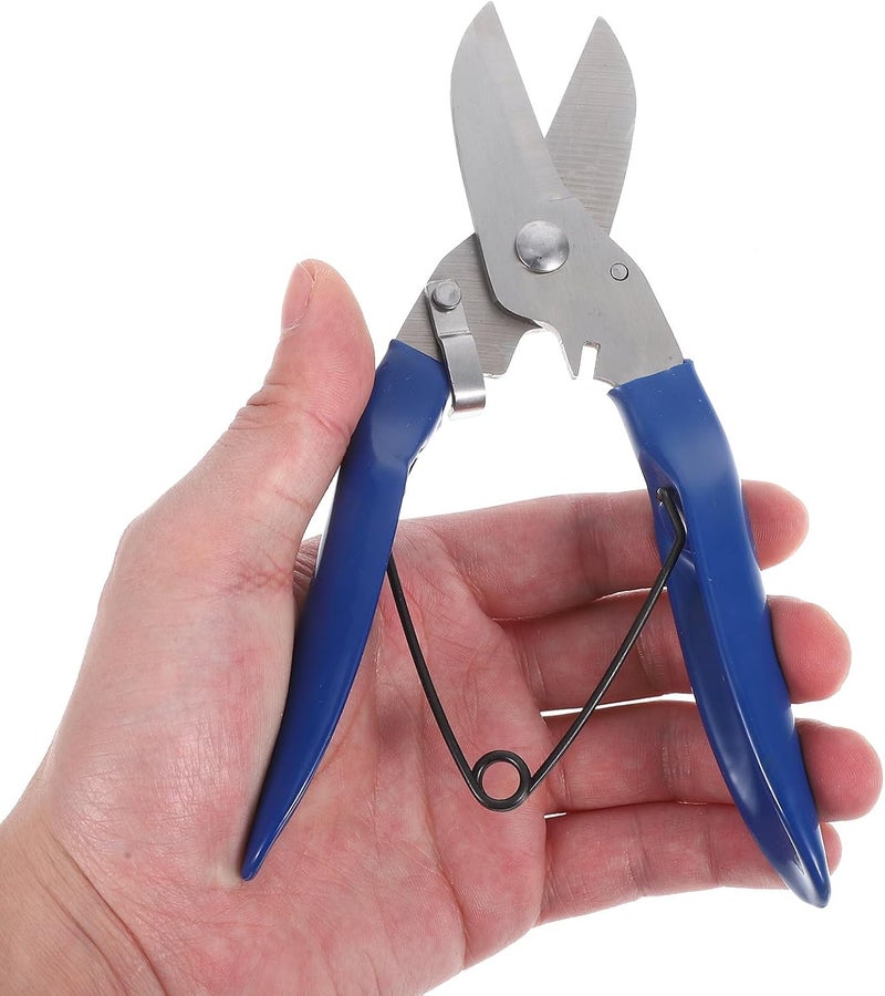 Milisten Heavy-duty Garden Pruning Shears with Blue Plastic Handle, Japanese Garden Shears for Bonsai, Tree Branches, and Flower Trimming, Handheld Gardening Clippers for Outdoor Plant Care - Image 4