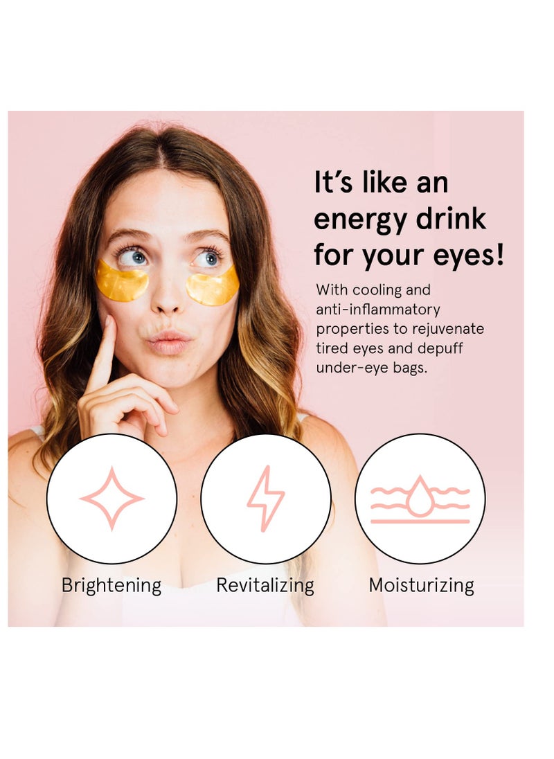 Grace & Stella - grace & stella Under Eye Mask (Gold, 24 Pairs) Reduce Dark Circles, Puffy Eyes, Undereye Bags, Wrinkles - Gel Under Eye Patches - Gifts for Women - Birthday Gifts for Women - Vegan Cruelty Free - Image 1