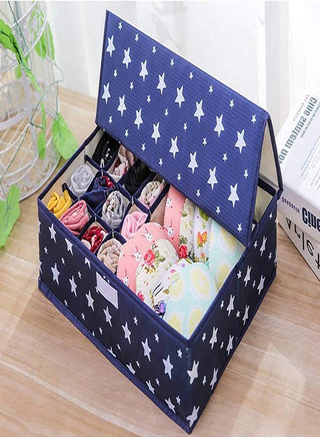 HOMENITY 17 Cells Divider Clothing Drawer Organizer, Foldable Closet Storage Boxes for Socks, Bras, Ties, Towels, Scarves Underwear Box Wardrobe Clothes (1PCS) - Image 4