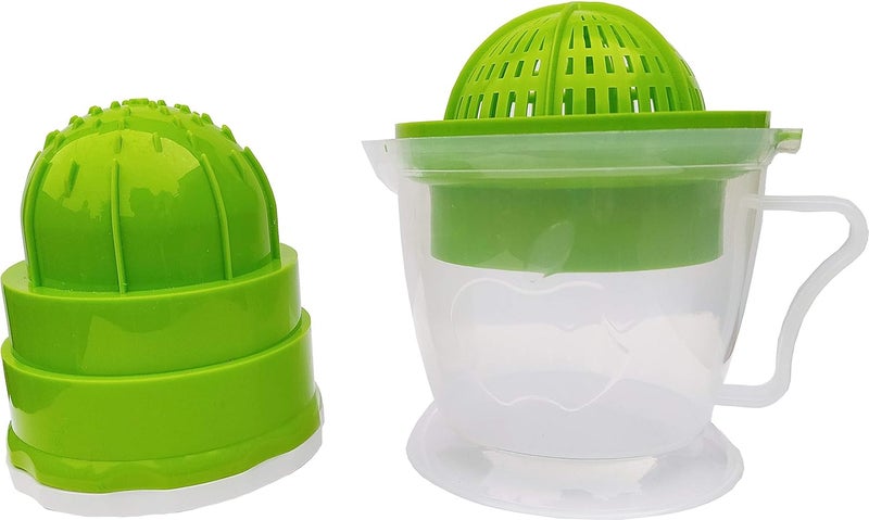 Kitchwish Kitchwish Plastic Hand Juicer Nano Fruit Juicer Light Weight Hand Juicer Food Plastic Material Green  - Image 2