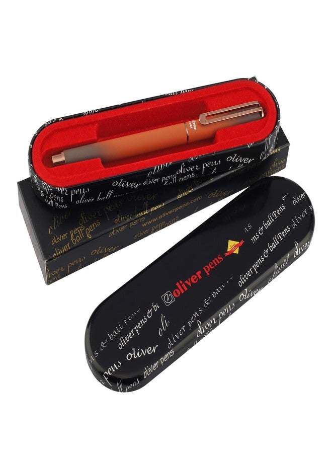 Oliver E-Max Coffee Scented Ball Pen – 0.6mm Jotter Refill, Full Metal Body, Gift-Ready - Image 2
