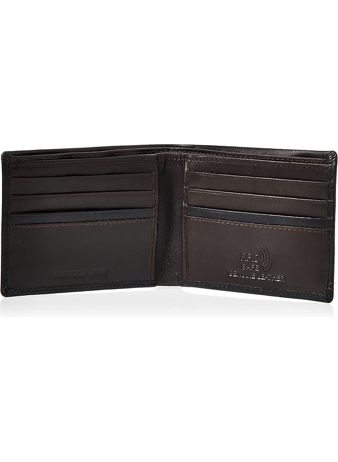 Red Tape Bifold Leather Wallets For Men'S - Image 4