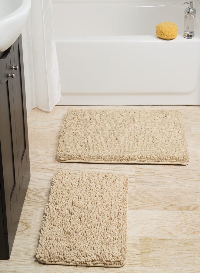 بيدفورد هوم سجادة حمام من قطعتين من وندسور هوم مصنوعة من إسفنج الذاكرة - لون عاجي - Image 3