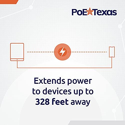 PoE Texas موزع PoE من تكساس GAF-USB | متوافق مع iPads والأجهزة اللوحية بتقنية 802.3af PoE مع خرج 5 فولت 10 واط - يشمل محولات USB-A وMicro-USB - Image 4
