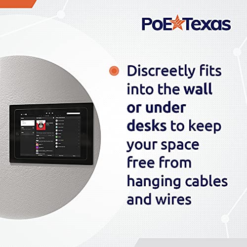 PoE Texas موزع PoE من تكساس GAF-USB | متوافق مع iPads والأجهزة اللوحية بتقنية 802.3af PoE مع خرج 5 فولت 10 واط - يشمل محولات USB-A وMicro-USB - Image 3
