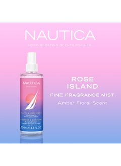 NAUTICA Rose Island Fragrance Hair And Body Mist 250Ml  - Image 2