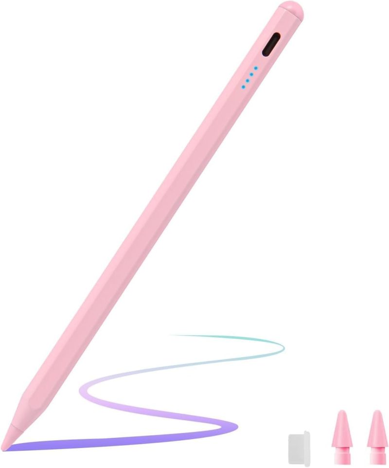 Capacitive Stylus Pen Samsung Galaxy Tab A9 A8 A7 Compatible Dual-Touch Display with Precise Responsive Note-Taking - Sleek White Design Multi-Platform Stylus for Android iOS Windows Drawing - Image 2