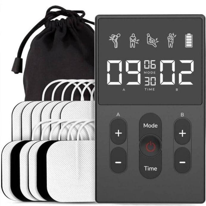 Dirts TENS Machine for Pain Relief – 12 Modes, 36 Intensity Levels – Electric Pulse Massager for Full Body, Deep Tissue, Muscle Relaxation, Recovery - Image 2