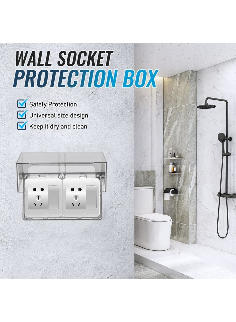 Barakah Outdoor Outlet Cover, Weatherproof Electrical Receptacle Cover with Auto-Closing Lid, Vertical or Horizontal Mount, Durable Protection for Outdoor Power Sockets, Home Garden Patio - Image 2