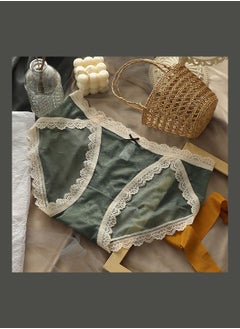 NIBEMINENT Breathe Freely Lace Up Briefs Green/White  - Image 2
