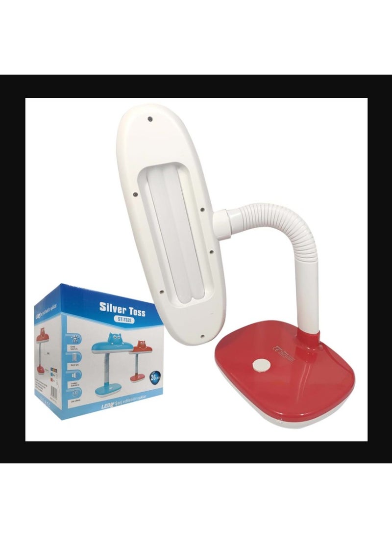Silver Toss ST-7825 Book Reading Children's Table Lamp Red 26 LED 220V  - Image 2