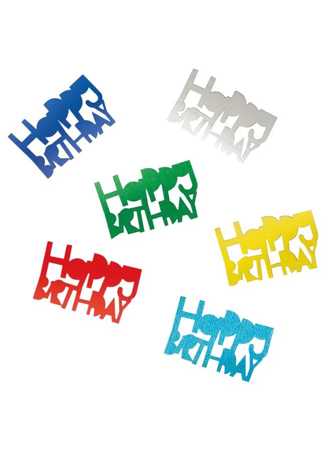 Unique Happy Birthday Foil Confetti - 50Oz - Image 1