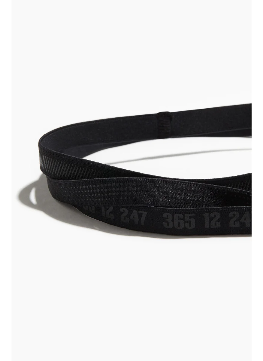 H&M 3-Pack Elastic Sports Hairbands