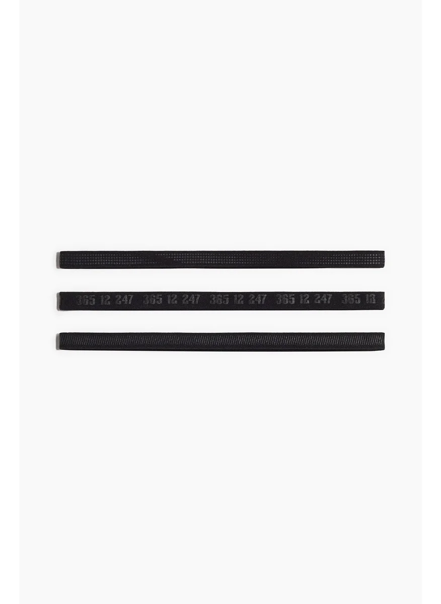 H&M 3-Pack Elastic Sports Hairbands