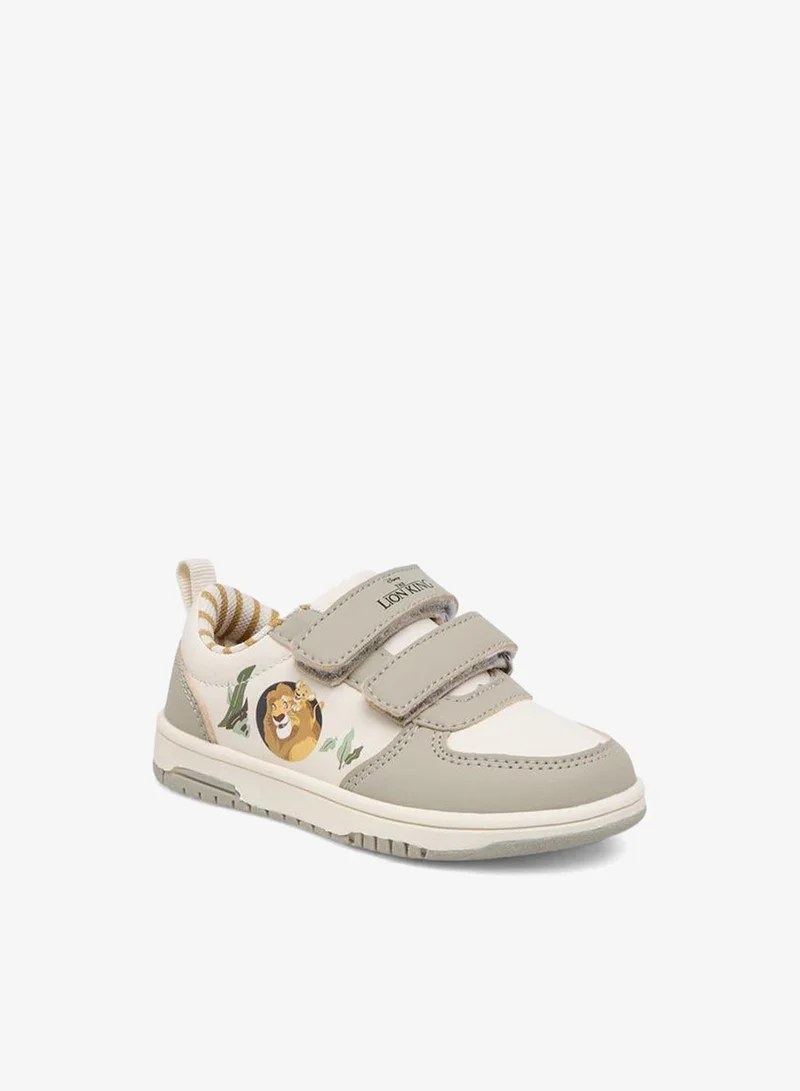 ديزني Lion King Print School Sneakers With Hook And Loop Closure